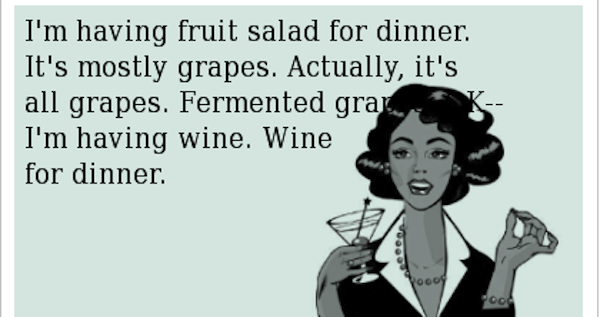 wine is fruit