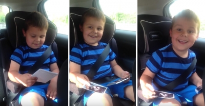 5-year-old British boy cannot contain his excitement about becoming a big brother