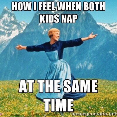 when kids nap at same time
