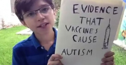 boy video evidence that vaccines cause autism